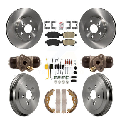 Kit de plaquettes et de tambour en céramique pour Rotor de frein avant et arrière (9 pièces) pour Toyota Priu 2004 – 2007