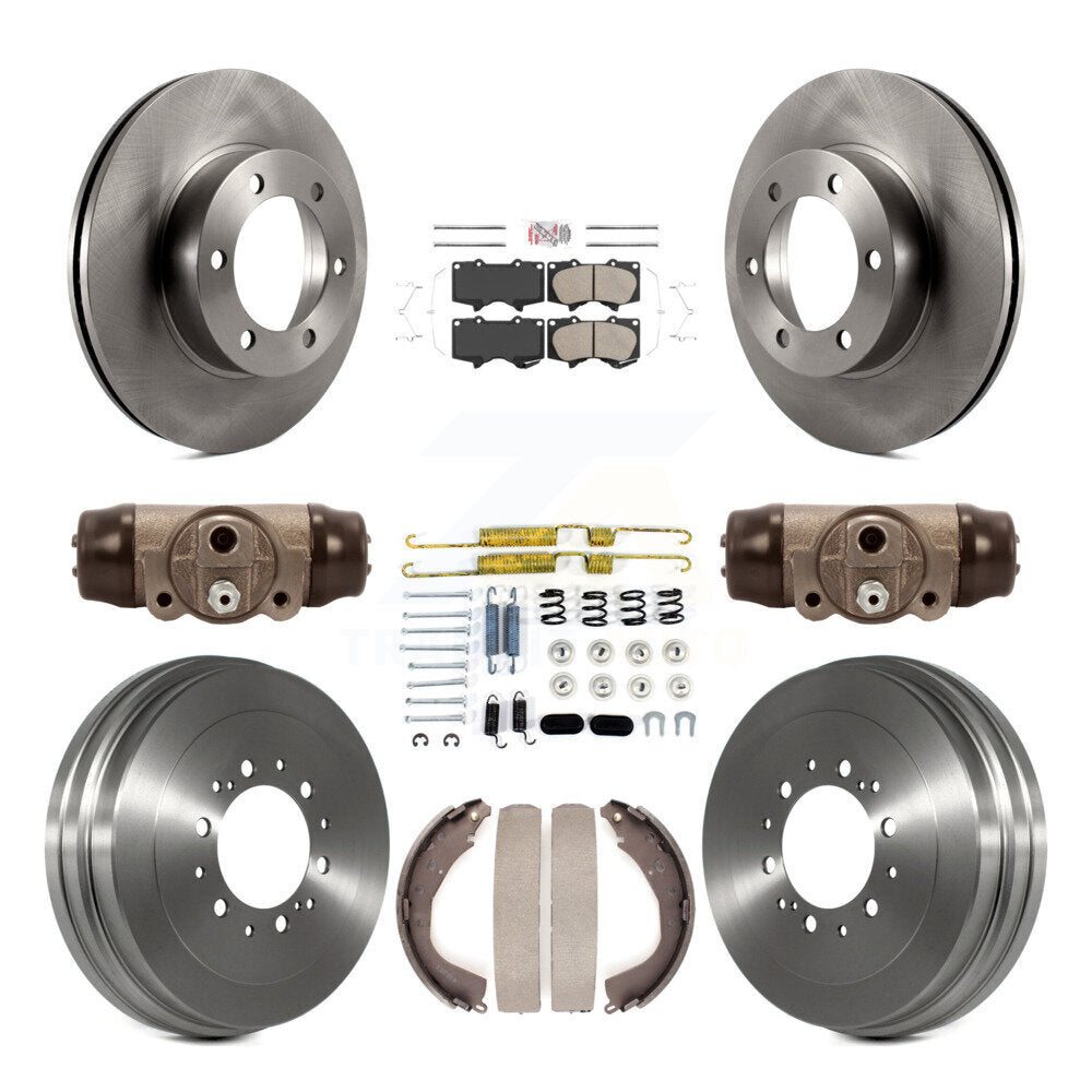 Kit de plaquettes et de tambours en céramique pour rotors de frein avant et arrière (9 pièces) pour Toyota Tundr 2004-2006