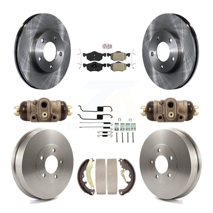 Kit de tambours à plaquettes semi-métalliques pour rotors de frein avant et arrière (9 pièces) pour Ford Escape Mercur