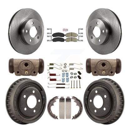 Kit de tambours à plaquettes en céramique pour rotors de frein avant et arrière (9 pièces) pour Ford Ranger 4W 2004-2009