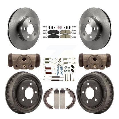 Kit de tambours à plaquettes en céramique pour rotors de frein avant et arrière (9 pièces) pour Ford Ranger 4W 2004-2009