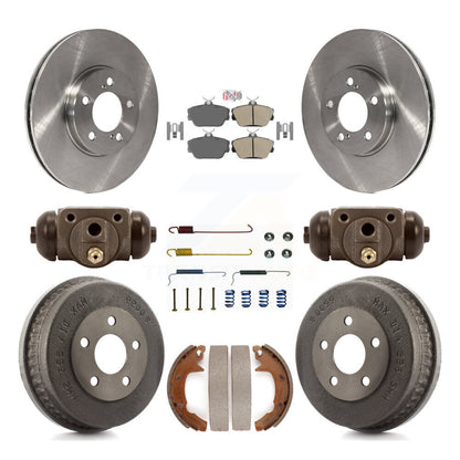 Kit de tambour de plaquettes en céramique de Rotors de frein avant et arrière (9 pièces) pour Ford Taurus Mercury Sabl
