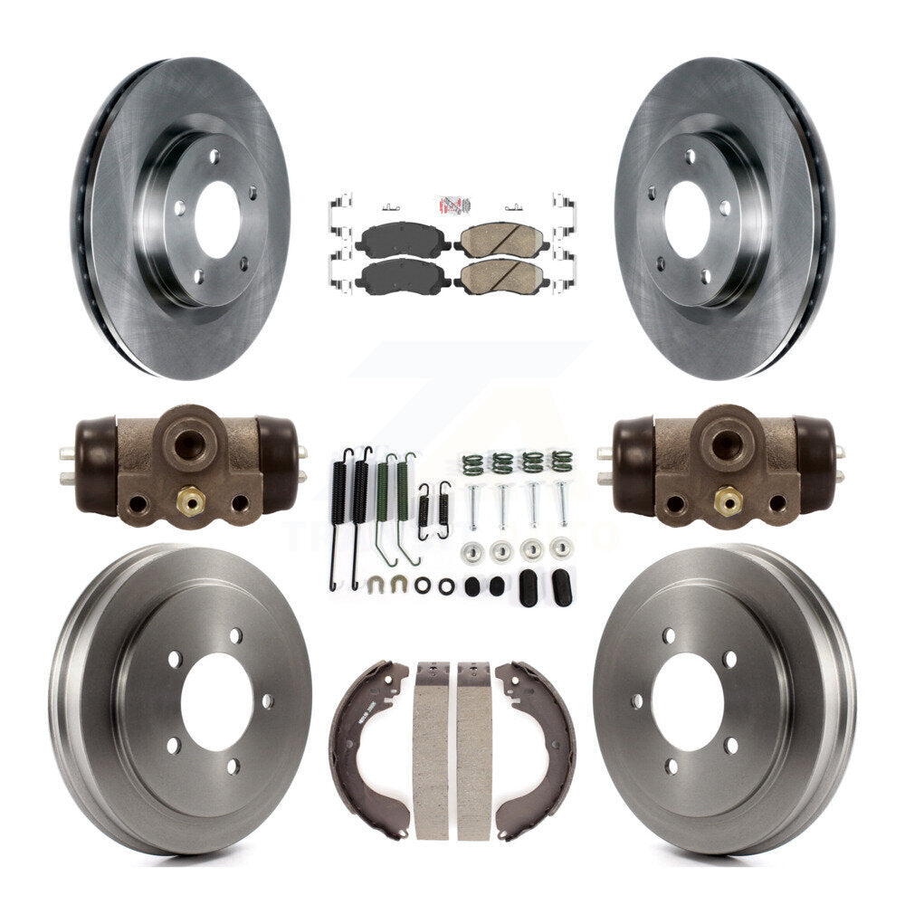 Kit de tambour de tampon en céramique de Rotor de frein avant et arrière (9 pièces) pour Jeep Patriot Compass Dodg