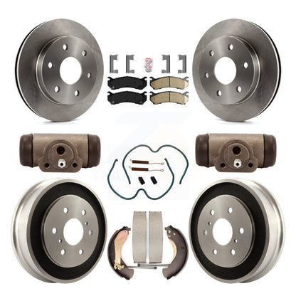 Kit de plaquettes et de tambour en céramique pour Rotor de frein avant et arrière (9 pièces) pour Chevrolet Silverado 150