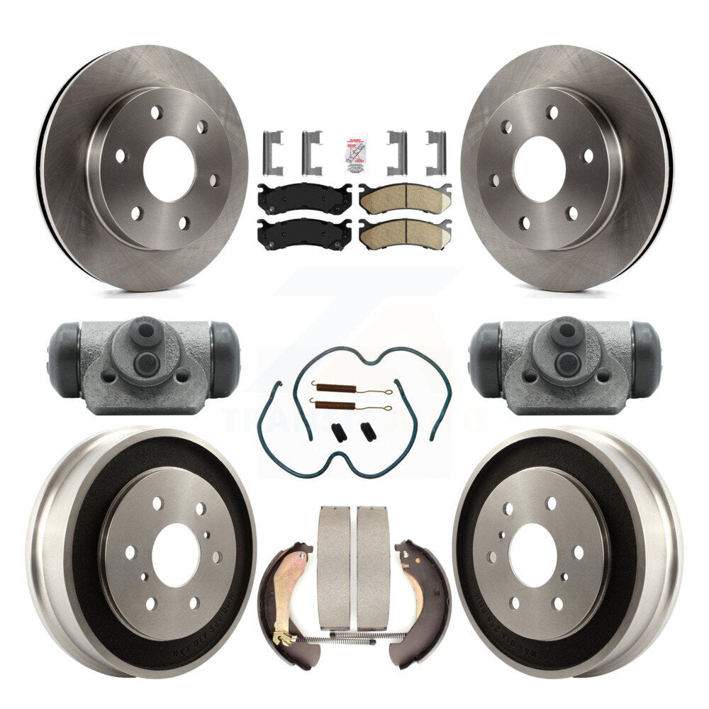 Kit de plaquettes et de tambour en céramique pour Rotor de frein avant et arrière (9 pièces) pour Chevrolet Silverado 150