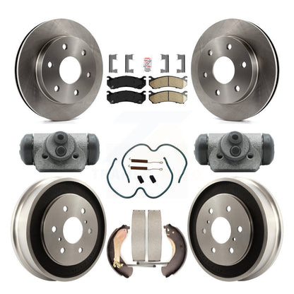 Kit de plaquettes et de tambour en céramique pour Rotor de frein avant et arrière (9 pièces) pour Chevrolet Silverado 150