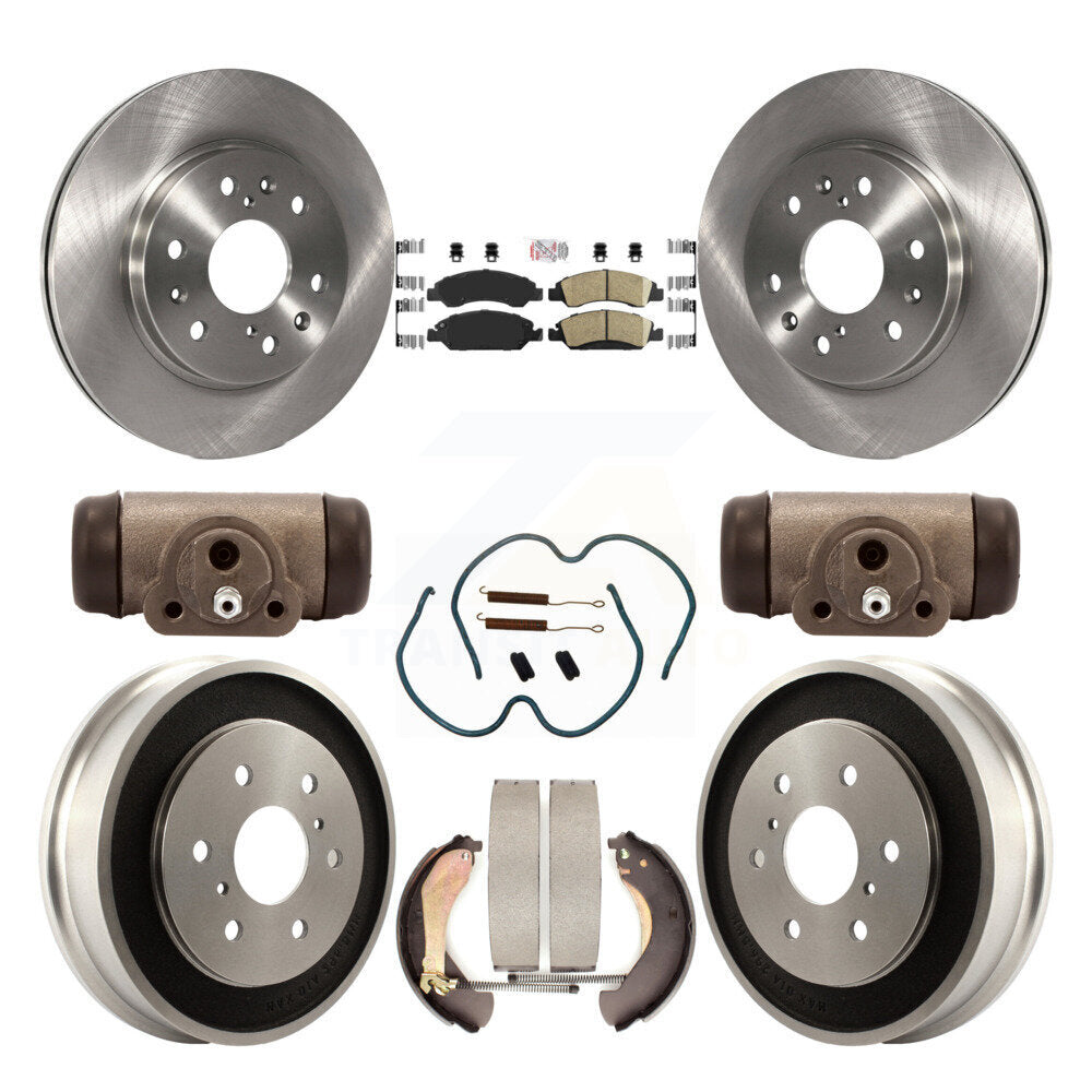 Kit de plaquettes et de tambour en céramique pour Rotor de frein avant et arrière (9 pièces) pour Chevrolet Silverado 150