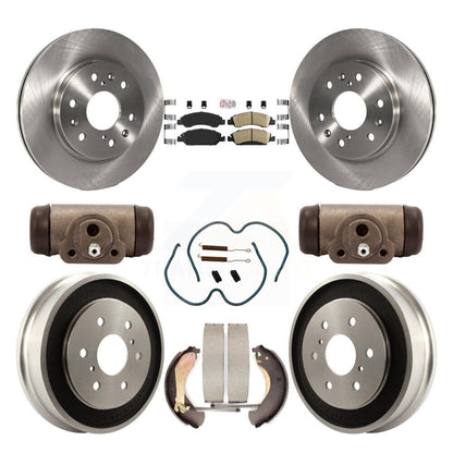 Kit de plaquettes et de tambour en céramique pour Rotor de frein avant et arrière (9 pièces) pour Chevrolet Silverado 150