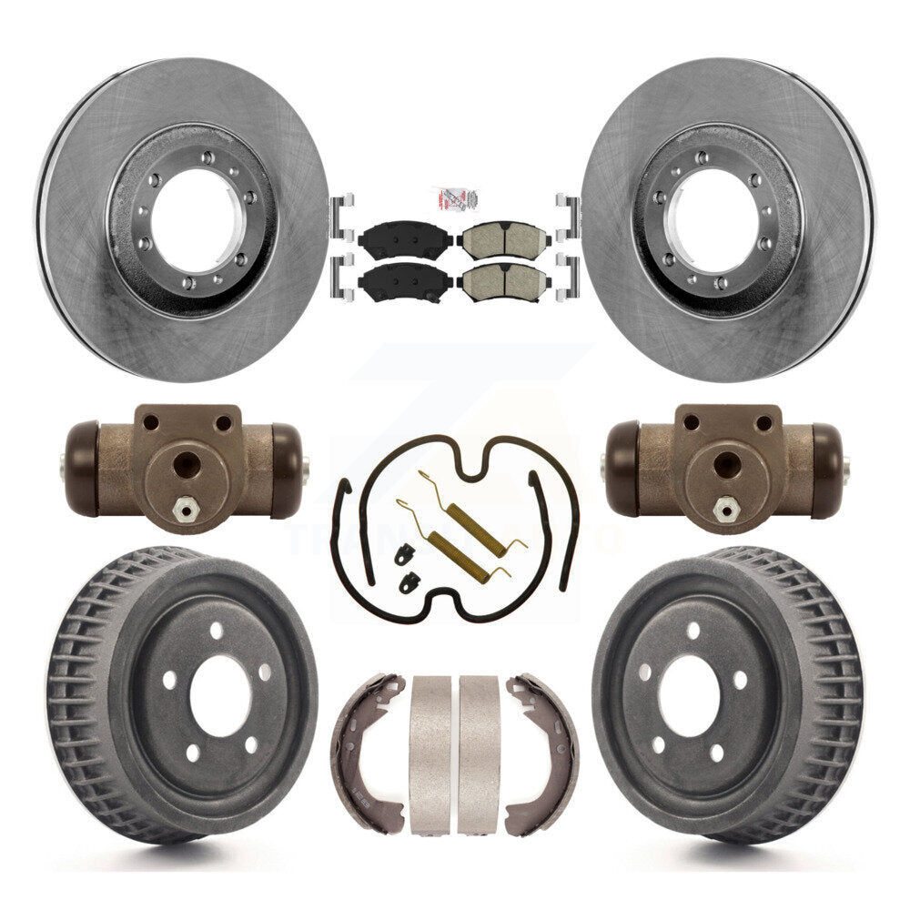Kit de tambours à plaquettes en céramique pour rotors de frein avant et arrière (9 pièces) pour Pontiac Montana Chevrole