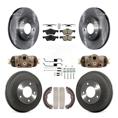 Kit de tambour à plaquettes semi-métalliques, Rotor de frein à disque avant et arrière (9 pièces) pour Mercury Marine