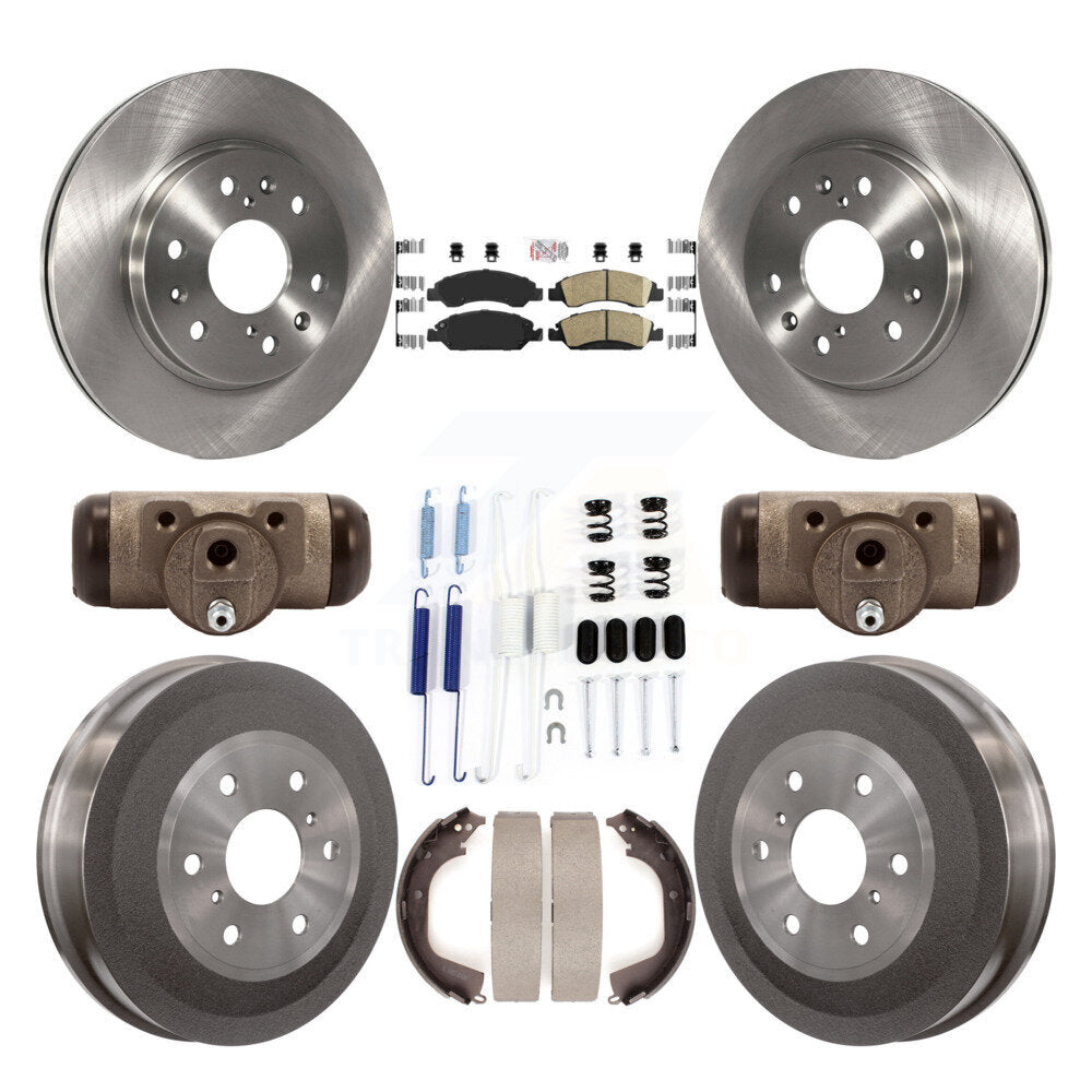Kit de tambour de plaquettes en céramique de rotors de frein avant et arrière (9 pièces) pour GMC Sierra 1500 Chevrole