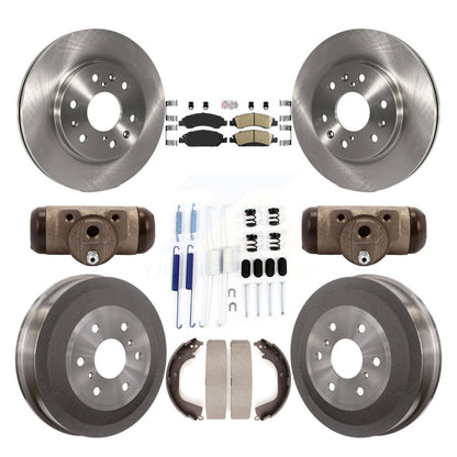 Kit de tambour de plaquettes en céramique de rotors de frein avant et arrière (9 pièces) pour GMC Sierra 1500 Chevrole