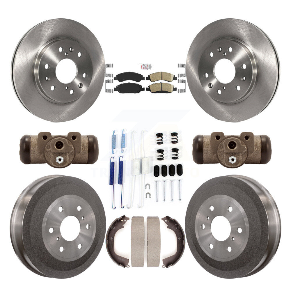 Kit de tambour de plaquettes en céramique de rotors de frein avant et arrière (9 pièces) pour GMC Sierra 1500 Chevrole