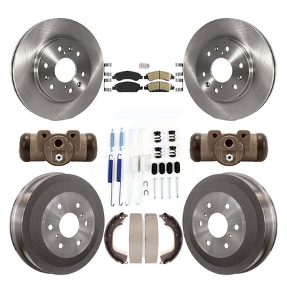 Kit de tambour de plaquettes en céramique de rotors de frein avant et arrière (9 pièces) pour GMC Sierra 1500 Chevrole