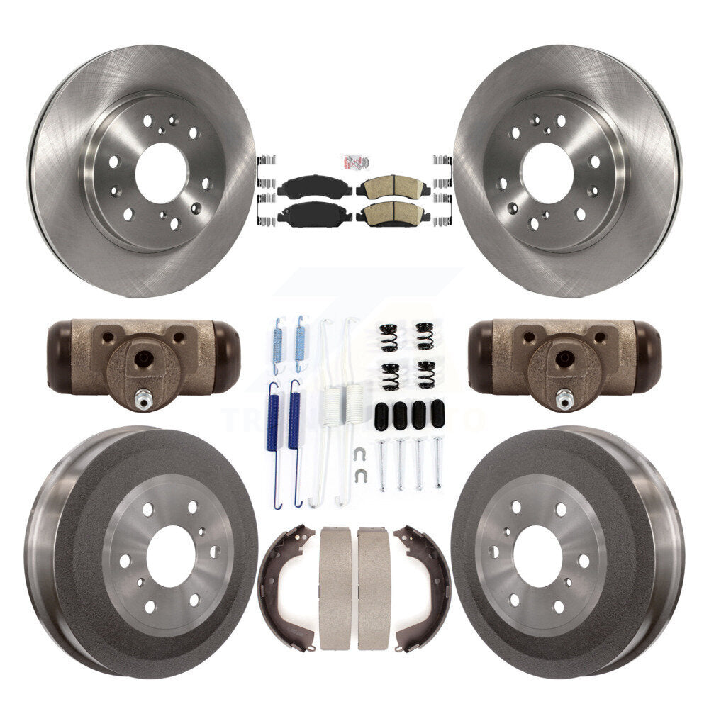 Kit de tambour de plaquettes en céramique de rotors de frein avant et arrière (9 pièces) pour GMC Sierra 1500 Chevrole