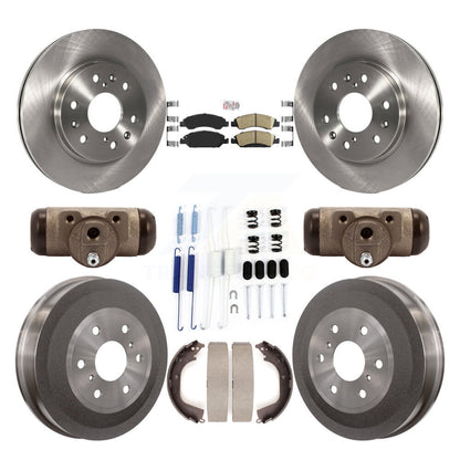Kit de tambour de plaquettes en céramique de rotors de frein avant et arrière (9 pièces) pour GMC Sierra 1500 Chevrole