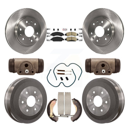 Kit de plaquettes et de tambour en céramique pour Rotor de frein avant et arrière (9 pièces) pour Chevrolet Silverado 150