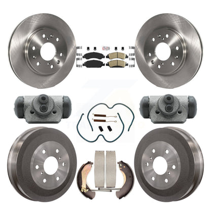 Kit de plaquettes et de tambour en céramique pour Rotor de frein avant et arrière (9 pièces) pour Chevrolet Silverado 150