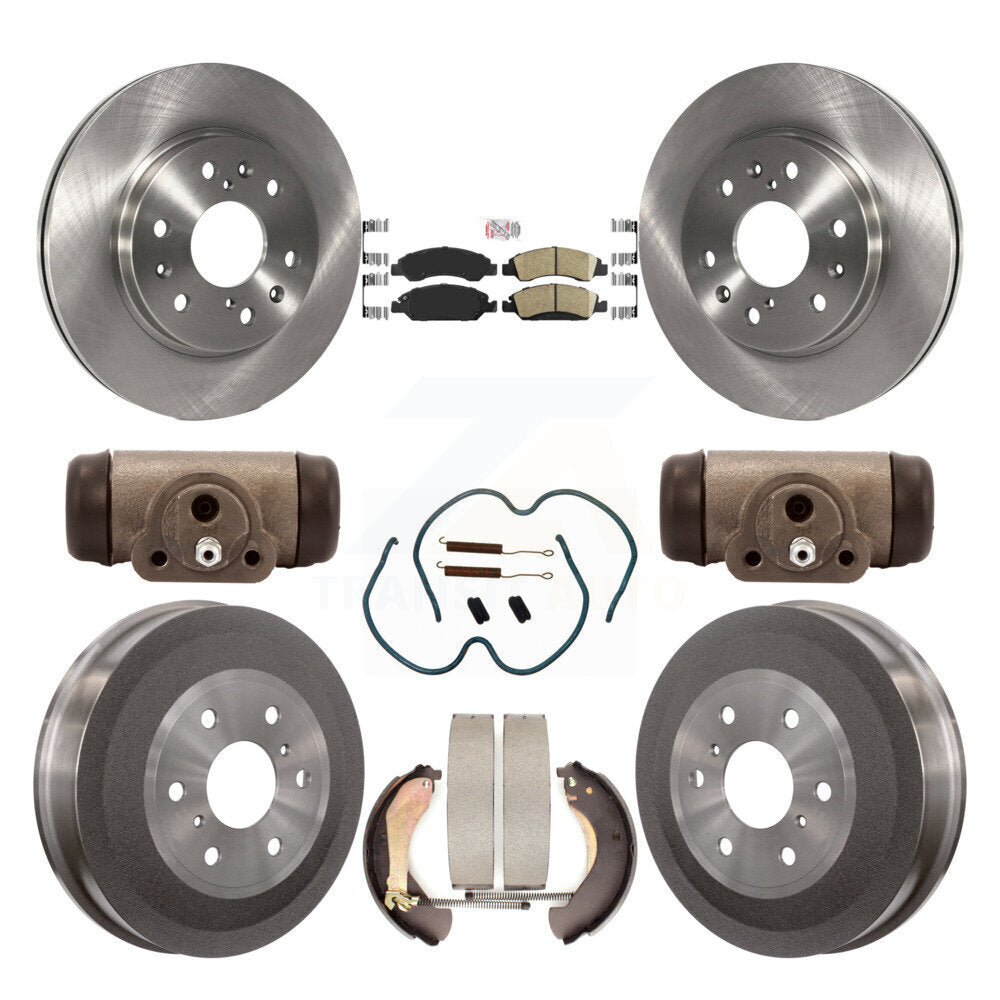 Kit de plaquettes et de tambour en céramique pour Rotor de frein avant et arrière (9 pièces) pour Chevrolet Silverado 150