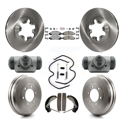Kit de plaquettes et de tambour en céramique, Rotor de frein avant et arrière (9 pièces) pour Chevrolet Colorado GM