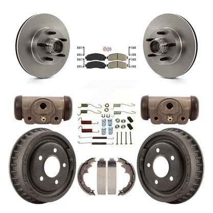 Kit de tambours à plaquettes en céramique pour rotors de frein avant et arrière (9 pièces) pour Ford Ranger RW 2006-2009
