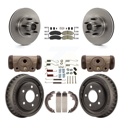Kit de tambours à plaquettes en céramique pour rotors de frein avant et arrière (9 pièces) pour Ford Ranger RW 2006-2009