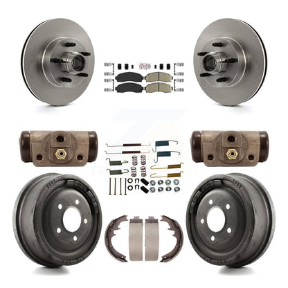 Kit de tambours à plaquettes en céramique pour rotors de frein avant et arrière (9 pièces) pour Ford Ranger RW 2006-2009