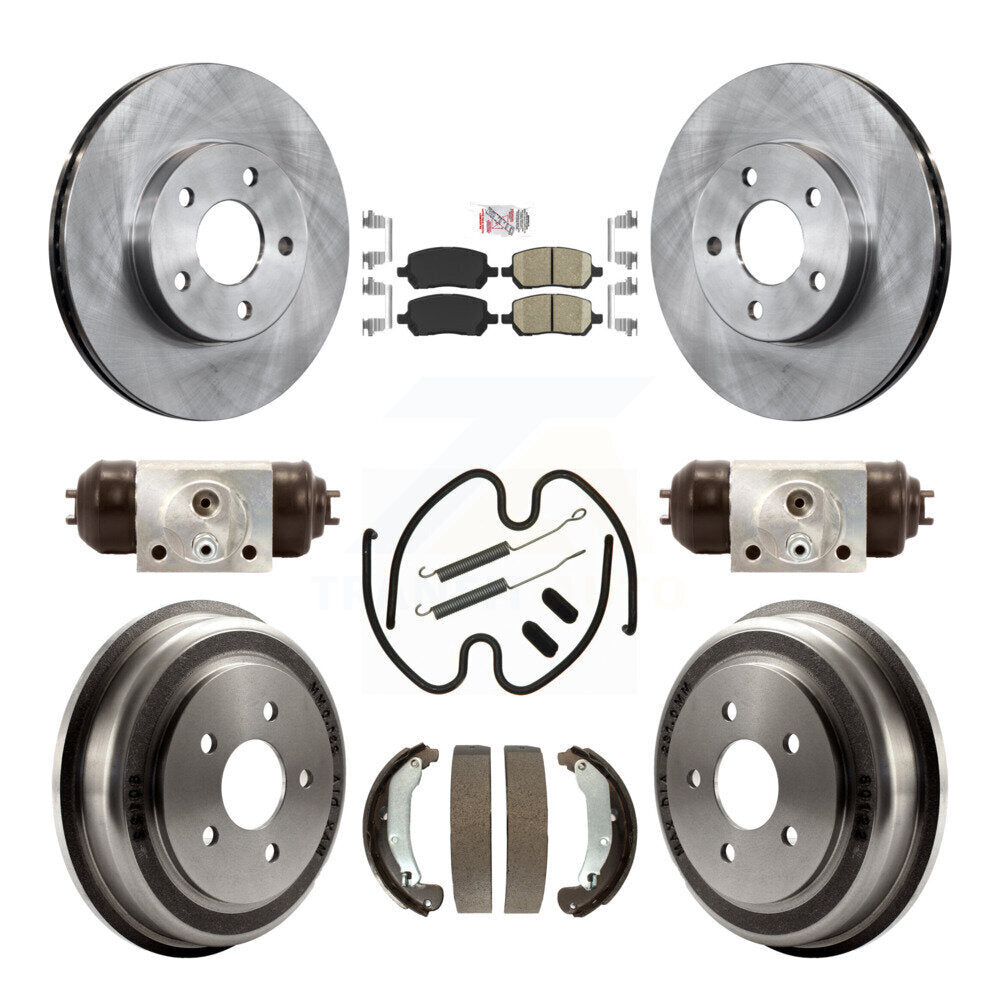 Kit de tambour à plaquettes en céramique pour Rotor de frein avant et arrière (9 pièces) pour Chevrolet Cobalt LT/LTZ/L