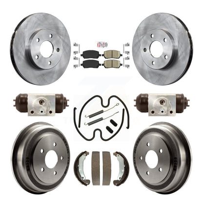 Kit de tambour à plaquettes en céramique pour Rotor de frein avant et arrière (9 pièces) pour Chevrolet Cobalt LT/LTZ/L