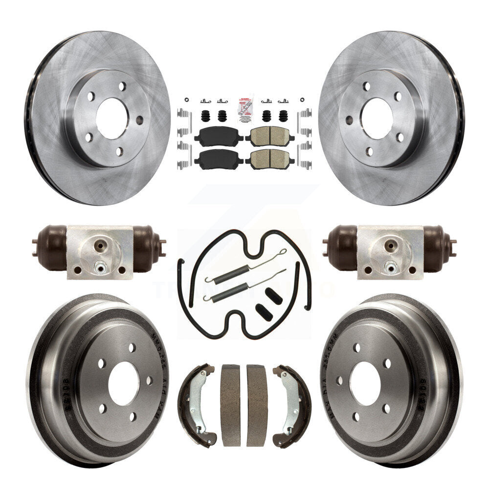 Kit de tambour à plaquettes en céramique pour Rotor de frein avant et arrière (9 pièces) pour Chevrolet Cobalt LT/LTZ/L