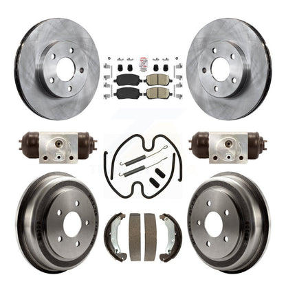Kit de tambour à plaquettes en céramique pour Rotor de frein avant et arrière (9 pièces) pour Chevrolet Cobalt LT/LTZ/L