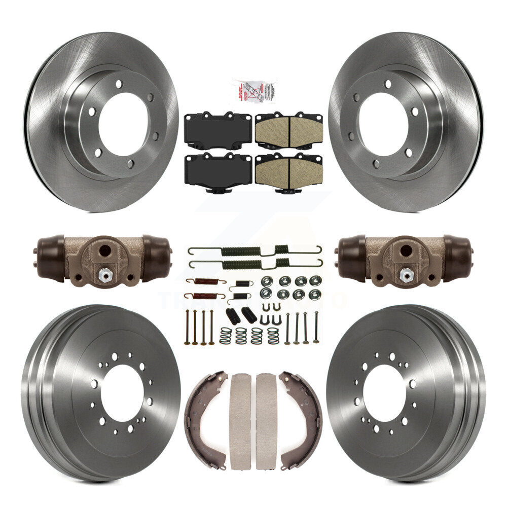 Kit de tambour à plaquettes en céramique pour Rotor de frein avant et arrière (9 pièces) pour Toyota 4Runner Limited/SR