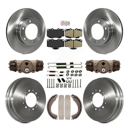 Kit de tambour à plaquettes en céramique pour Rotor de frein avant et arrière (9 pièces) pour Toyota 4Runner Limited/SR