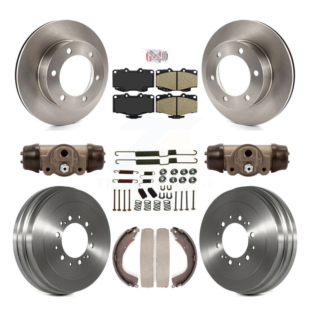 Kit de tambour à plaquettes en céramique pour Rotor de frein avant et arrière (9 pièces) pour Toyota 4Runner Limited/SR
