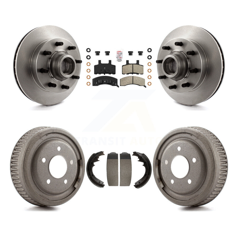 Kit de tambour à plaquettes semi-métalliques, Rotors de frein avant et arrière, pour GMC Yukon Chevrolet C150