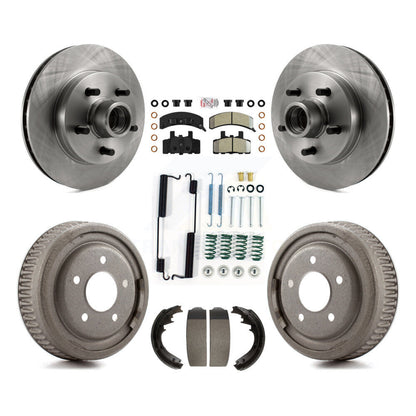Kit de plaquettes et de tambour semi-métalliques, Rotor de frein avant et arrière, pour Chevrolet C1500 Suburba