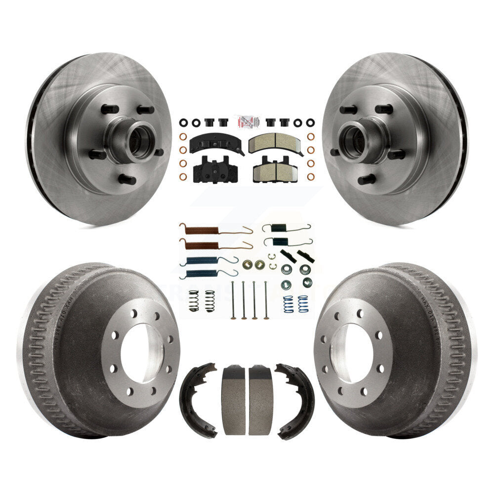 Kit de plaquettes et de tambour semi-métalliques pour Rotor de frein avant et arrière (7 pièces) pour C1500 Suburban GM