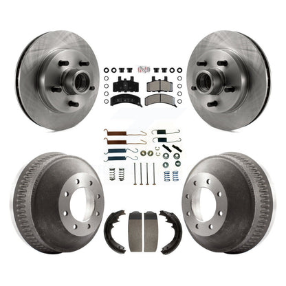 Kit de plaquettes et de tambour semi-métalliques pour Rotor de frein avant et arrière (7 pièces) pour C1500 Suburban GM