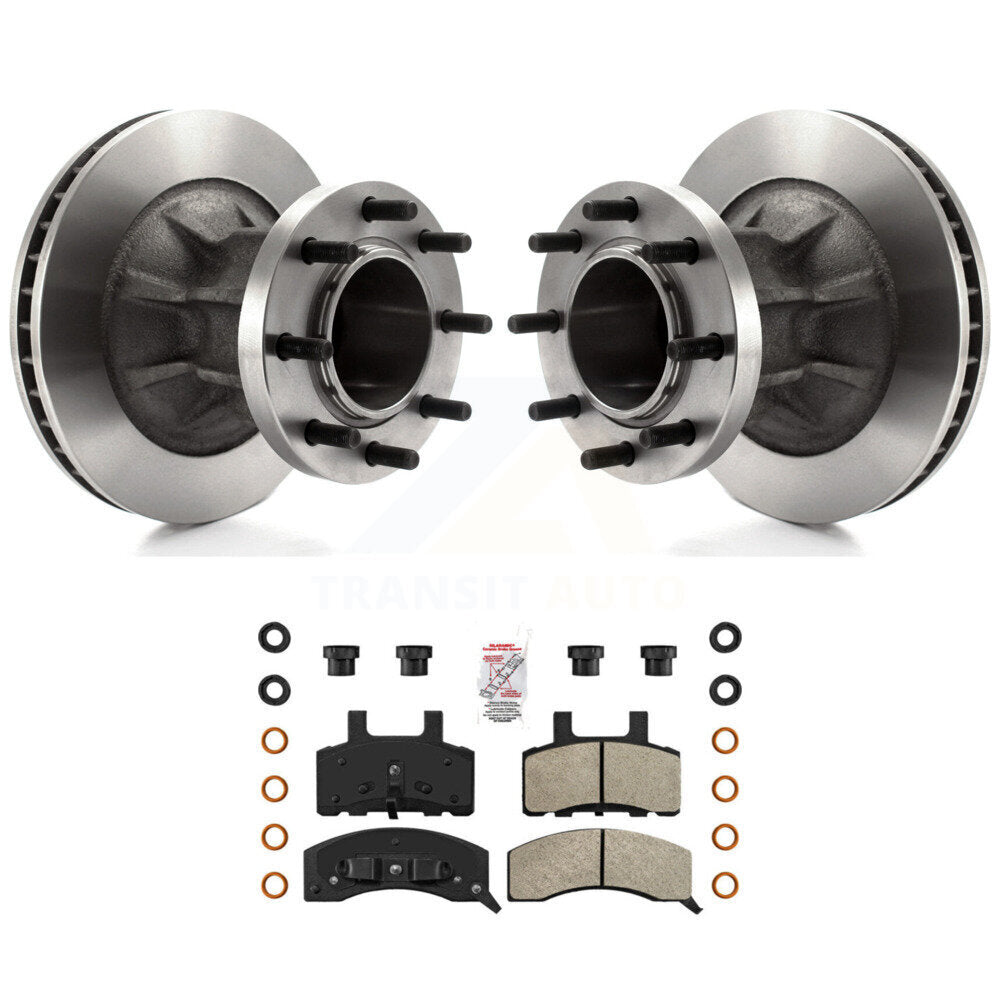 Kit de plaquettes semi-métalliques de Rotor de frein avant, pour Chevrolet Express 3500 GMC C3500 C3