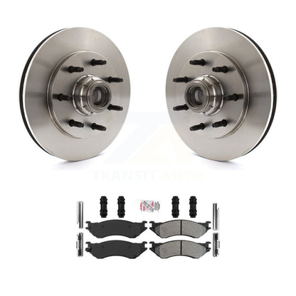 Rotors de frein à disque avant et Kit de plaquettes semi-métalliques pour Ford F-150 F-250 HD Heritag
