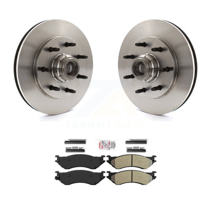 Rotors de frein à disque avant et Kit de plaquettes semi-métalliques pour Ford F-150 F-250 HD Heritag