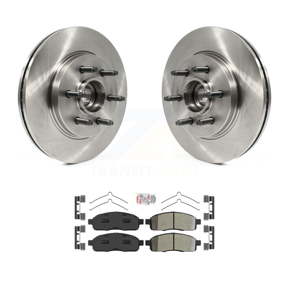 Kit de plaquettes de frein semi-métalliques, Rotors de frein avant, pour Ford F-150 Lincoln Mark LT RW