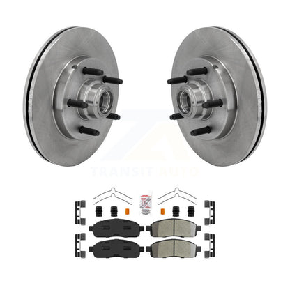 Kit de plaquettes de frein semi-métalliques pour rotors de frein avant, pour Ford F-150 RWD 04, avec roue à 5 écrous