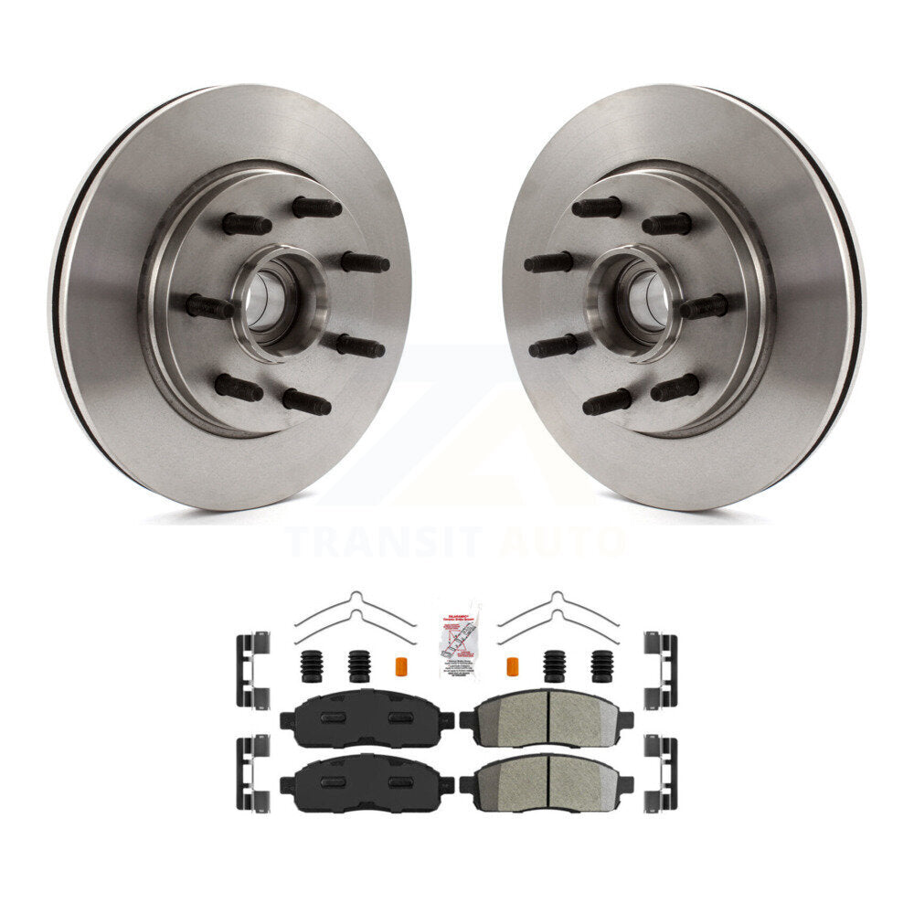 Kit de plaquettes de frein semi-métalliques, Rotors de frein avant, pour Ford F-150 Lincoln Mark LT RW