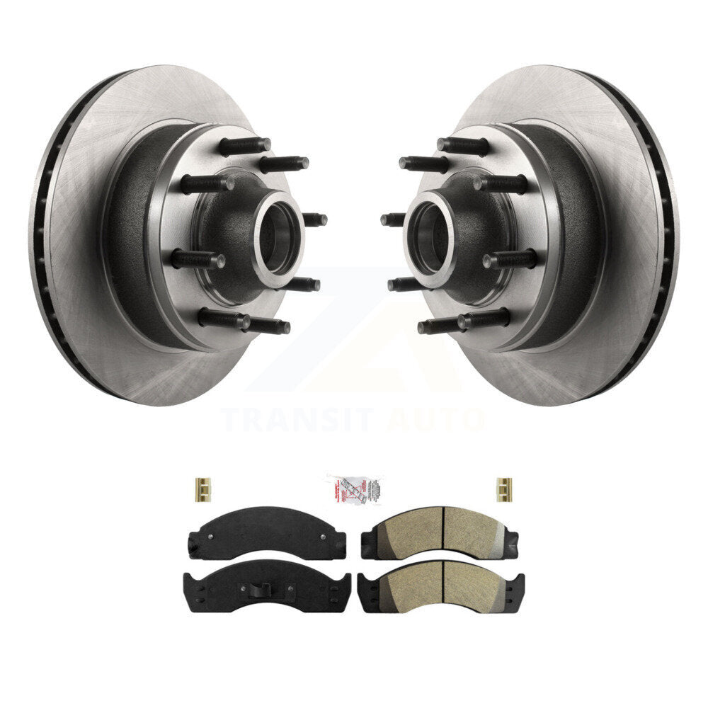 Kit de plaquettes semi-métalliques de Rotor de frein à disque avant, pour Ford E-450 Econoline Super Dut