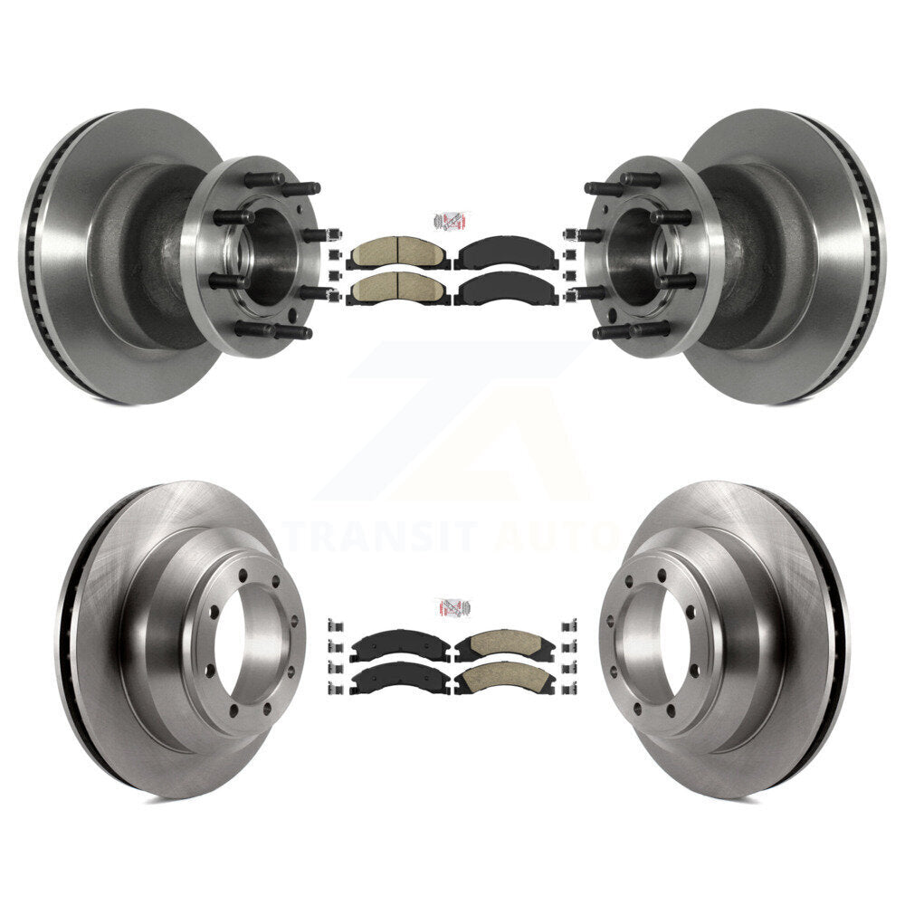 Kit de rotors de frein à disque en céramique avant et arrière, pour Ford E-350 Super Duty Econolin