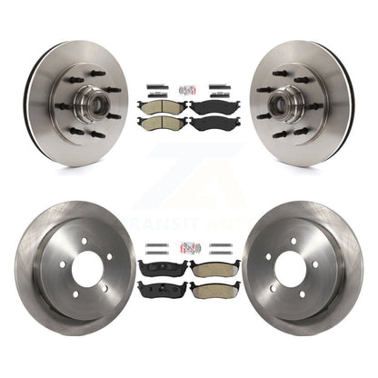 Kit de plaquettes semi-métalliques avant et arrière et disques de frein pour Ford F-150 Heritage RW 2004