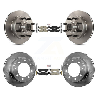 Kit de Rotor de frein à plaquettes semi-métalliques avant et arrière, pour Ford E-350 Super Duty Econolin