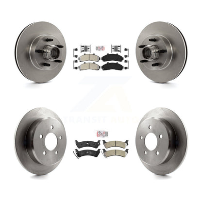Kit de Rotor de frein à plaquettes semi-métalliques avant et arrière, pour Ford Explorer RWD à partir de 01 02