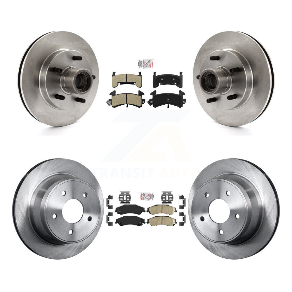 Kit de Rotor de frein à plaquettes en céramique, semi-métallique, avant et arrière, pour Chevrolet S10 GMC Jimm